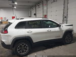 2021 Jeep Cherokee Trailhawk 4x4 White vin: 1C4PJMBX4MD123814