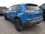 2021 Jeep Cherokee Trailhawk Синий vin: 1C4PJMBX4MD181731