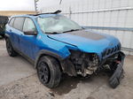 2021 Jeep Cherokee Trailhawk Blue vin: 1C4PJMBX4MD181731