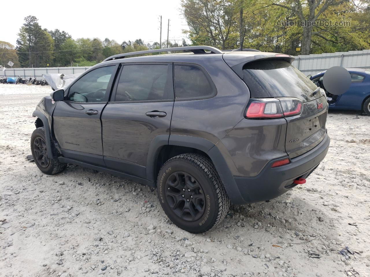 2019 Jeep Cherokee Trailhawk Черный vin: 1C4PJMBX5KD280572