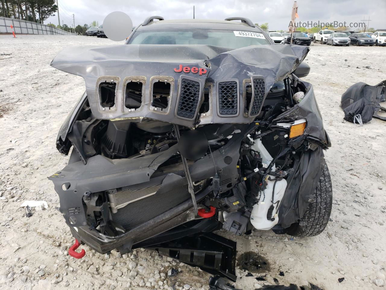 2019 Jeep Cherokee Trailhawk Black vin: 1C4PJMBX5KD280572