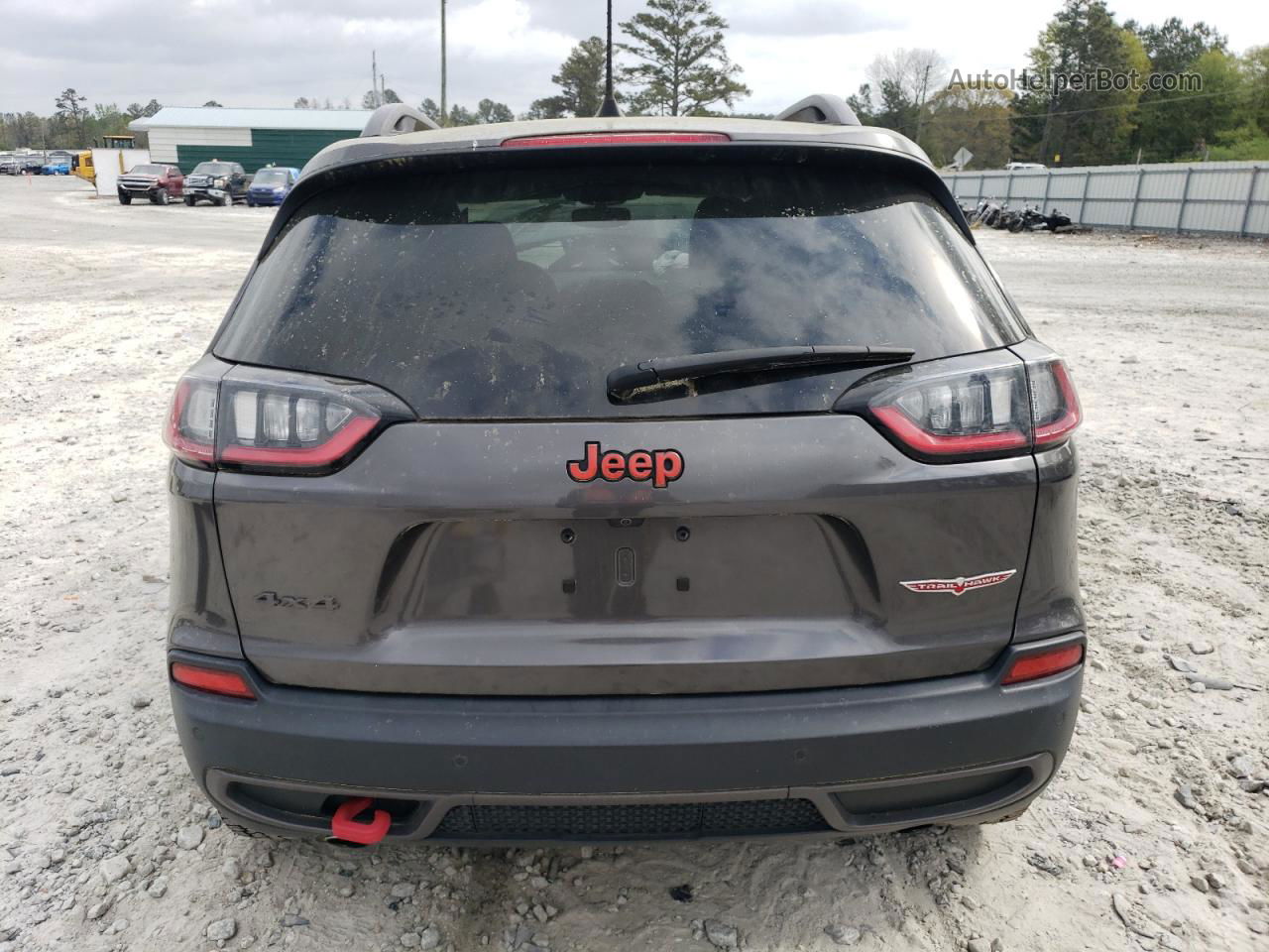 2019 Jeep Cherokee Trailhawk Black vin: 1C4PJMBX5KD280572