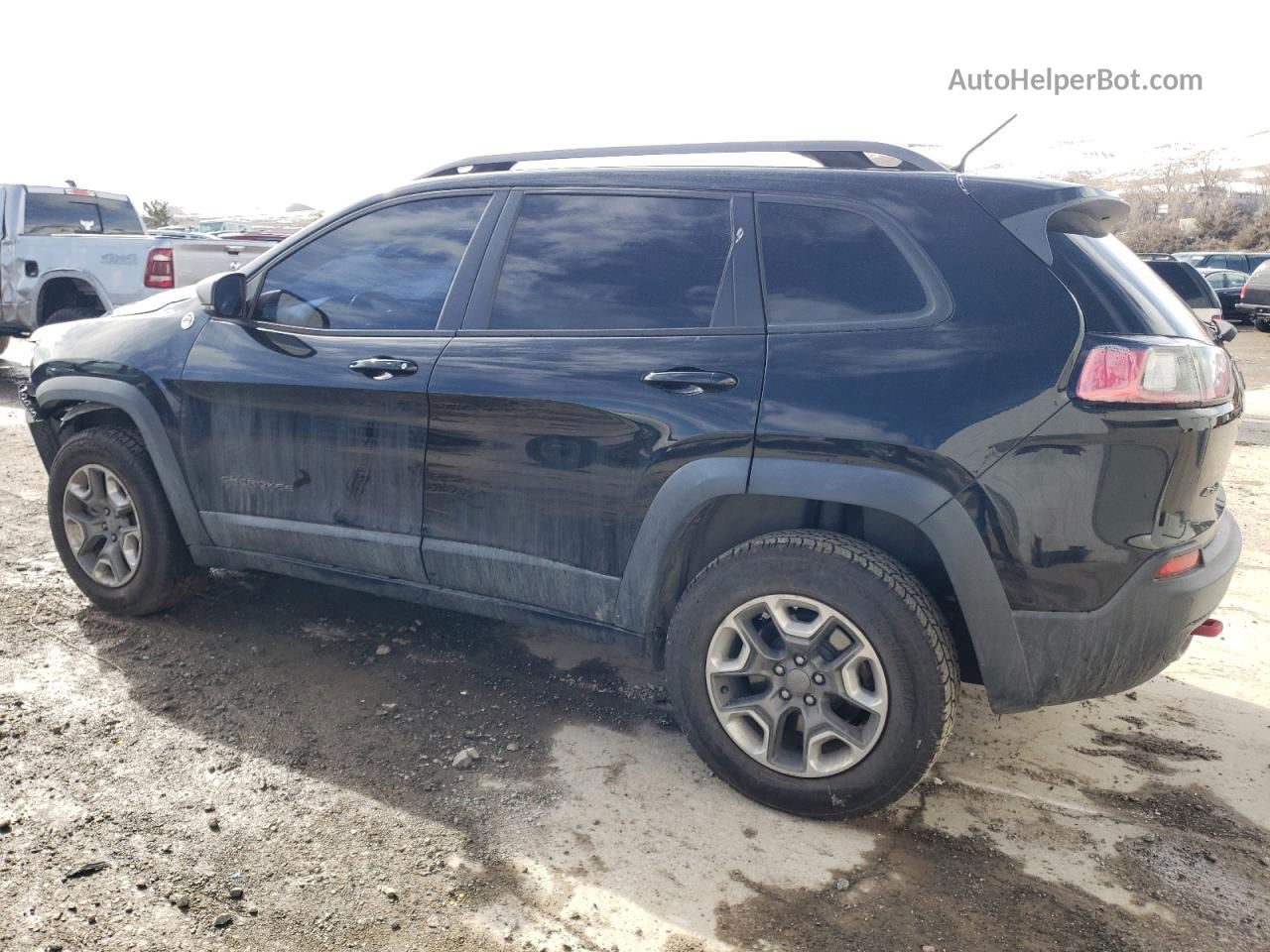 2019 Jeep Cherokee Trailhawk Black vin: 1C4PJMBX5KD461770