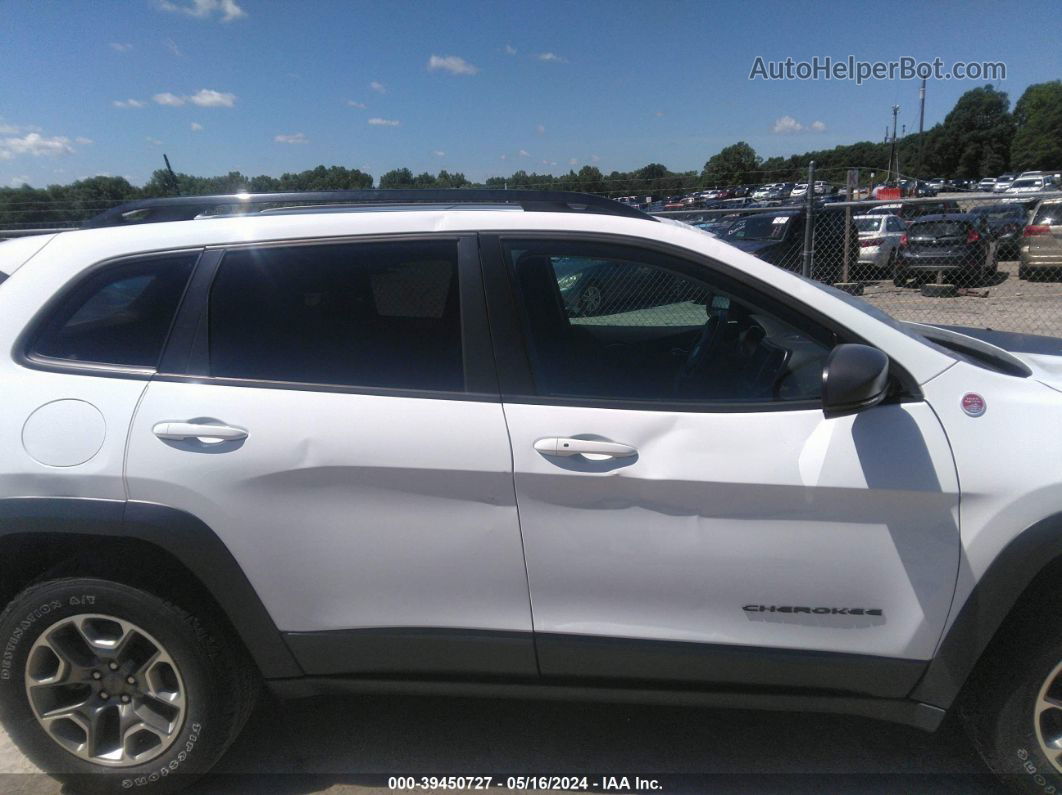 2021 Jeep Cherokee Trailhawk 4x4 White vin: 1C4PJMBX5MD142162