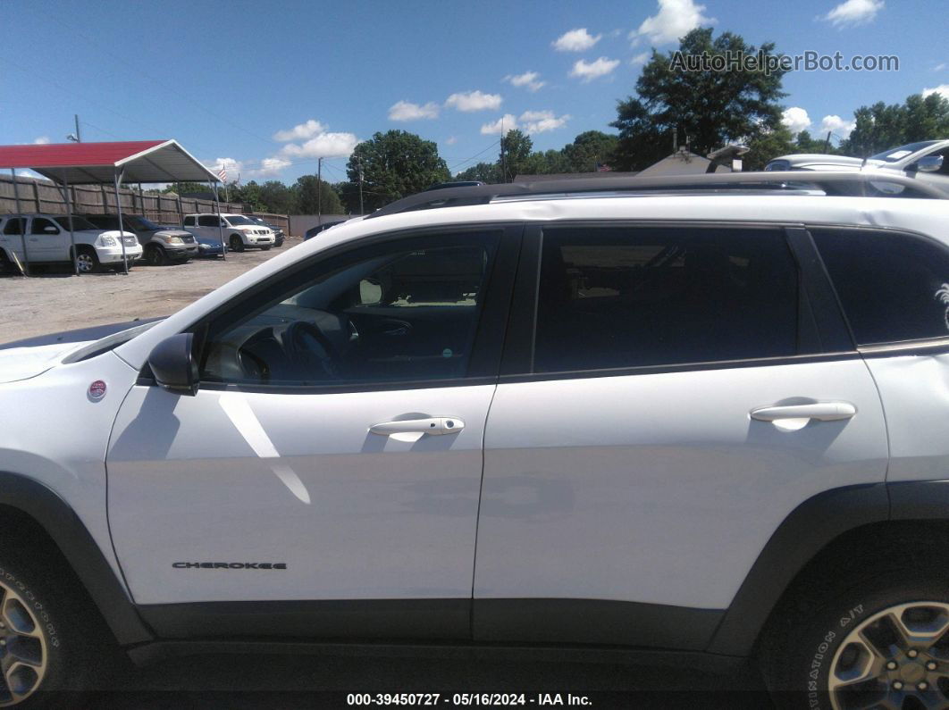 2021 Jeep Cherokee Trailhawk 4x4 White vin: 1C4PJMBX5MD142162