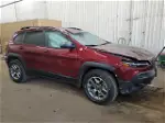 2021 Jeep Cherokee Trailhawk Темно-бордовый vin: 1C4PJMBX6MD162873