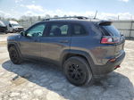 2019 Jeep Cherokee Trailhawk Gray vin: 1C4PJMBX7KD258055