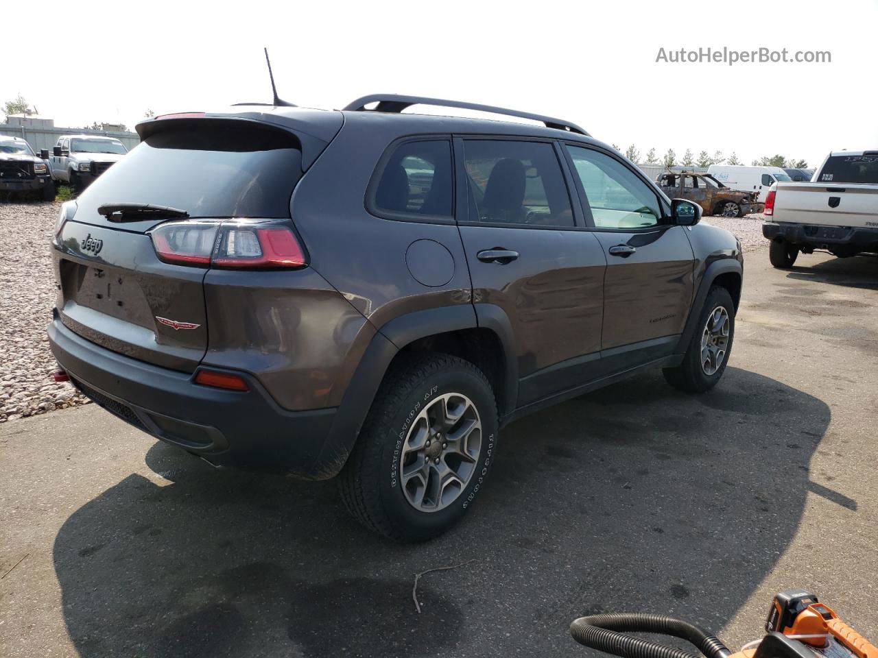 2021 Jeep Cherokee Trailhawk Charcoal vin: 1C4PJMBX7MD110748