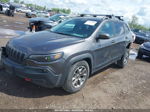 2021 Jeep Cherokee Trailhawk 4x4 Gray vin: 1C4PJMBX7MD146388