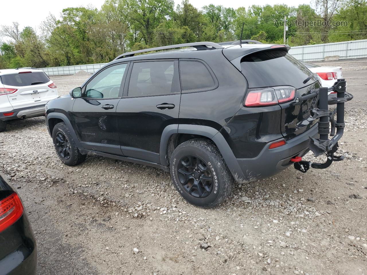 2019 Jeep Cherokee Trailhawk Black vin: 1C4PJMBX8KD103935