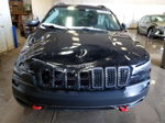 2019 Jeep Cherokee Trailhawk Black vin: 1C4PJMBX8KD185942