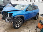 2019 Jeep Cherokee Trailhawk Blue vin: 1C4PJMBX8KD199579