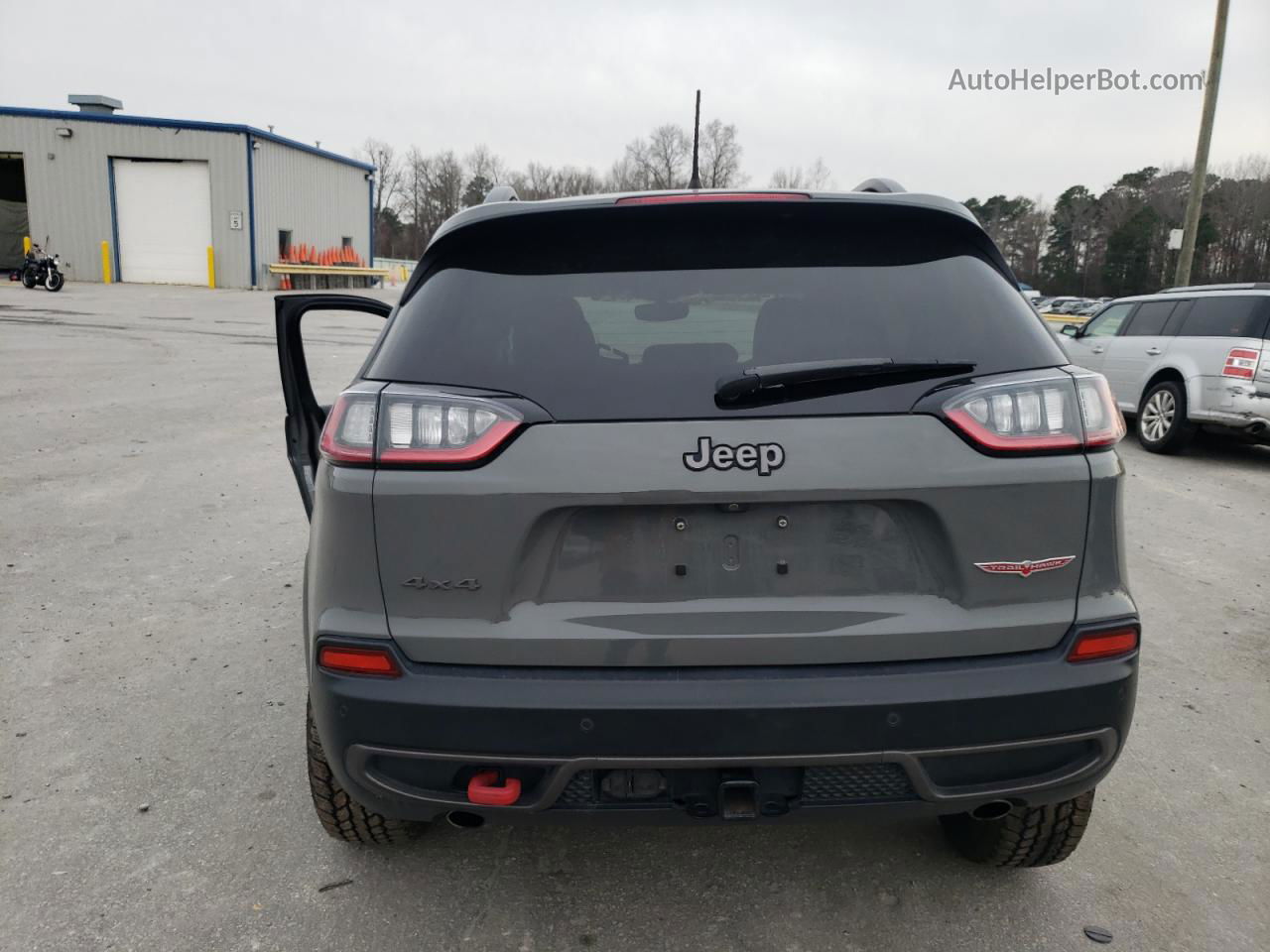 2019 Jeep Cherokee Trailhawk Серый vin: 1C4PJMBX9KD436970