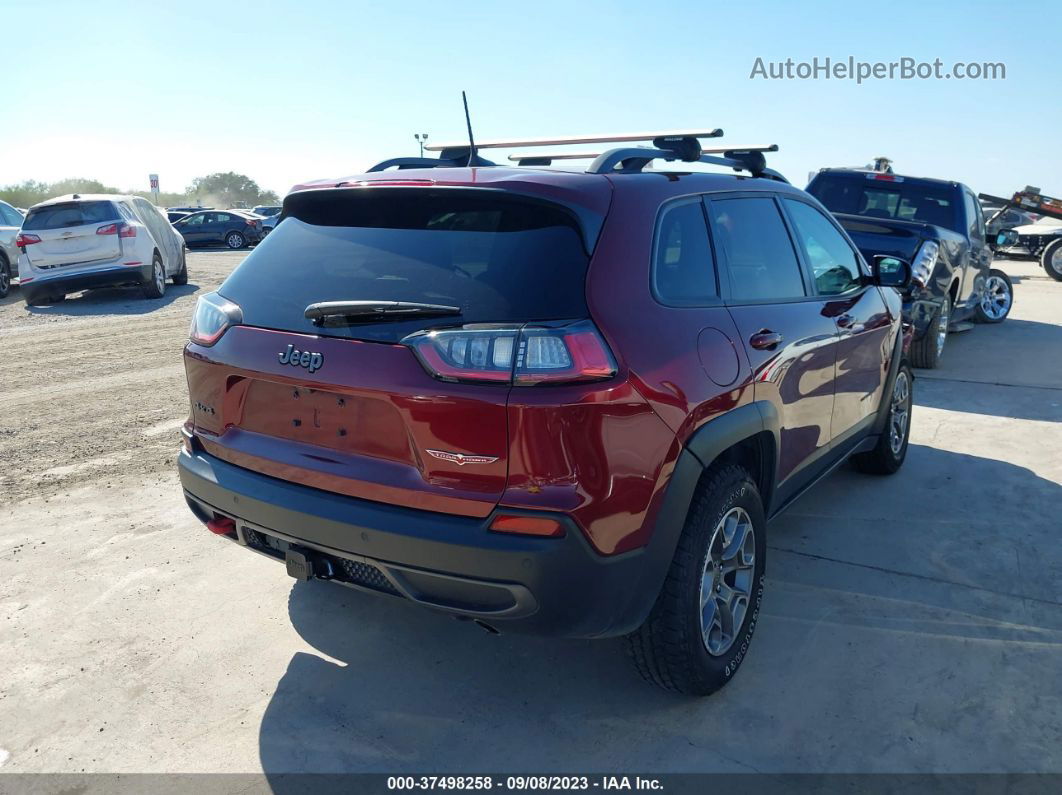 2021 Jeep Cherokee Trailhawk Blue vin: 1C4PJMBX9MD135988