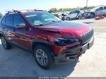 2021 Jeep Cherokee Trailhawk Blue vin: 1C4PJMBX9MD135988