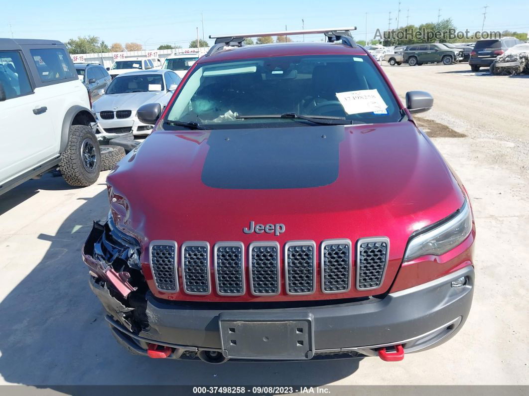 2021 Jeep Cherokee Trailhawk Blue vin: 1C4PJMBX9MD135988