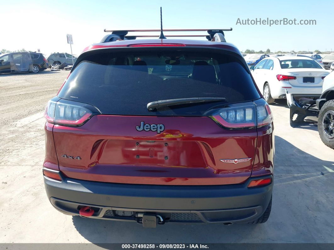 2021 Jeep Cherokee Trailhawk Blue vin: 1C4PJMBX9MD135988