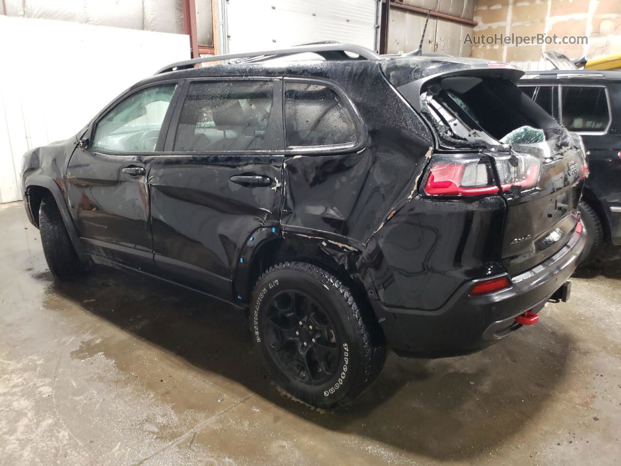 2021 Jeep Cherokee Trailhawk Black vin: 1C4PJMBX9MD201889