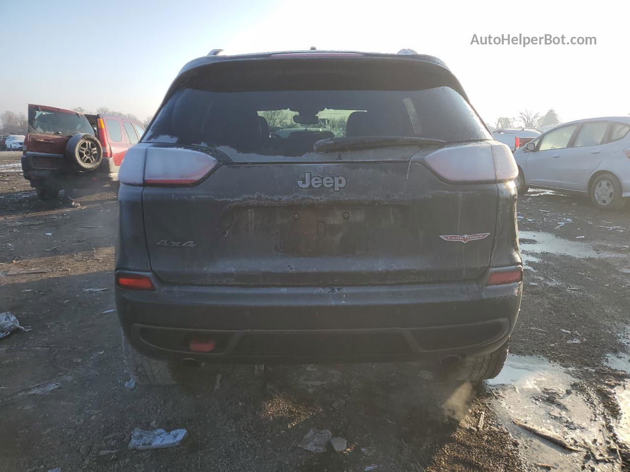 2021 Jeep Cherokee Trailhawk Black vin: 1C4PJMBX9MD233595