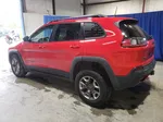 2019 Jeep Cherokee Trailhawk Red vin: 1C4PJMBXXKD190057