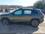 2019 Jeep Cherokee Trailhawk 4x4 Green vin: 1C4PJMBXXKD253576