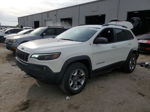 2019 Jeep Cherokee Trailhawk White vin: 1C4PJMBXXKD282513