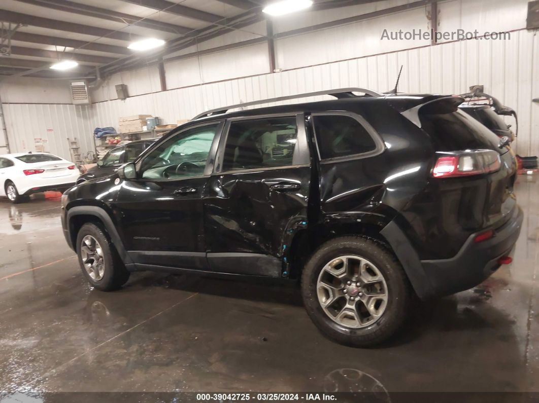 2019 Jeep Cherokee Trailhawk 4x4 Black vin: 1C4PJMBXXKD362118