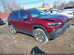 2019 Jeep Cherokee Trailhawk 4x4 Maroon vin: 1C4PJMBXXKD374995