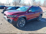 2019 Jeep Cherokee Trailhawk 4x4 Maroon vin: 1C4PJMBXXKD374995