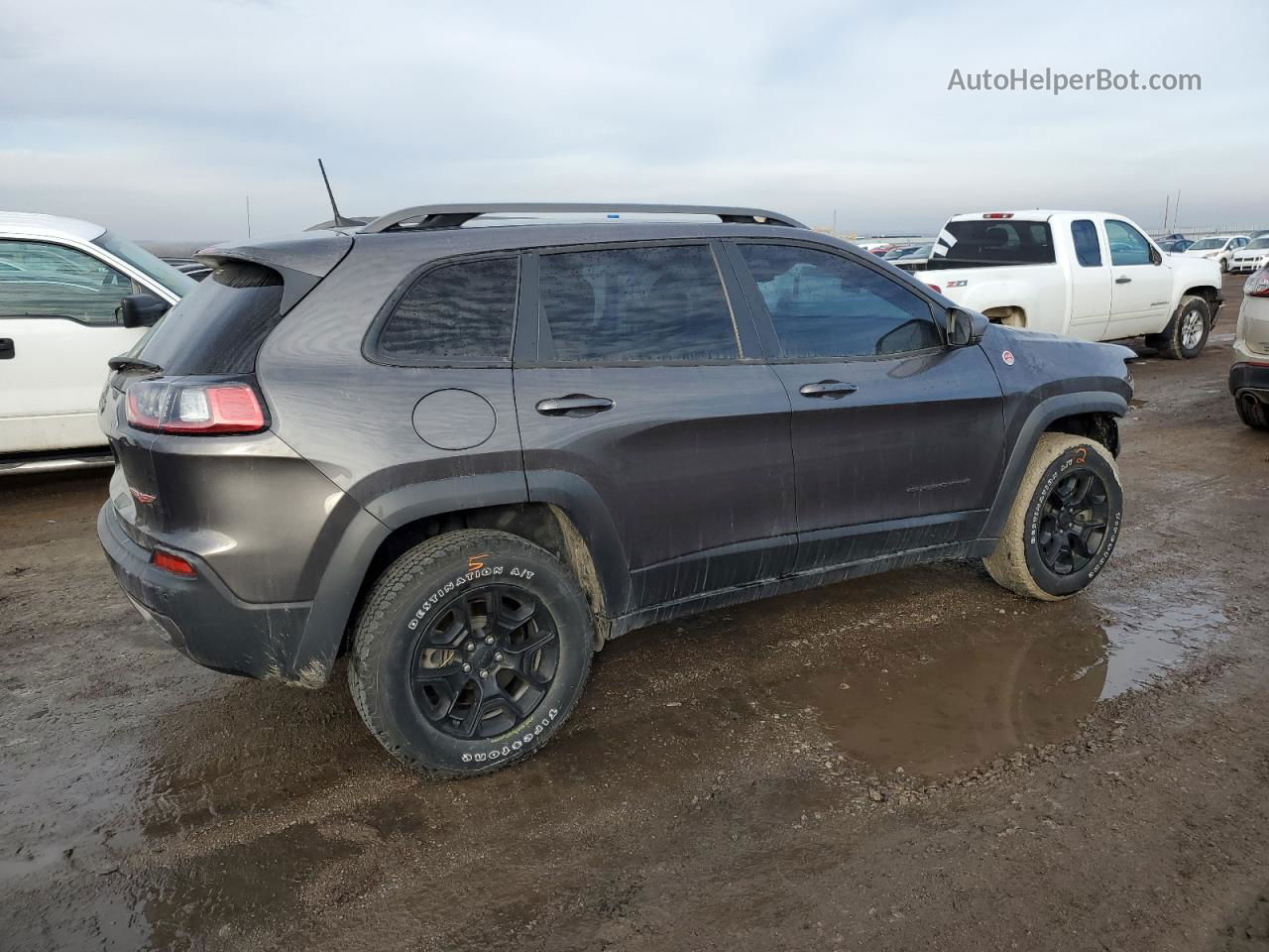 2019 Jeep Cherokee Trailhawk Black vin: 1C4PJMBXXKD415724