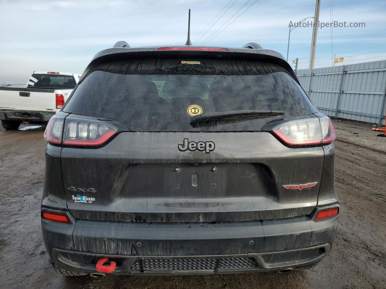 2019 Jeep Cherokee Trailhawk Черный vin: 1C4PJMBXXKD415724