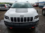 2019 Jeep Cherokee Trailhawk White vin: 1C4PJMBXXKD421815