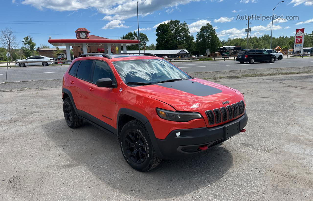 2021 Jeep Cherokee Trailhawk Оранжевый vin: 1C4PJMBXXMD15278