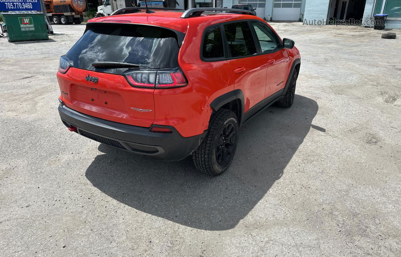 2021 Jeep Cherokee Trailhawk Оранжевый vin: 1C4PJMBXXMD15278