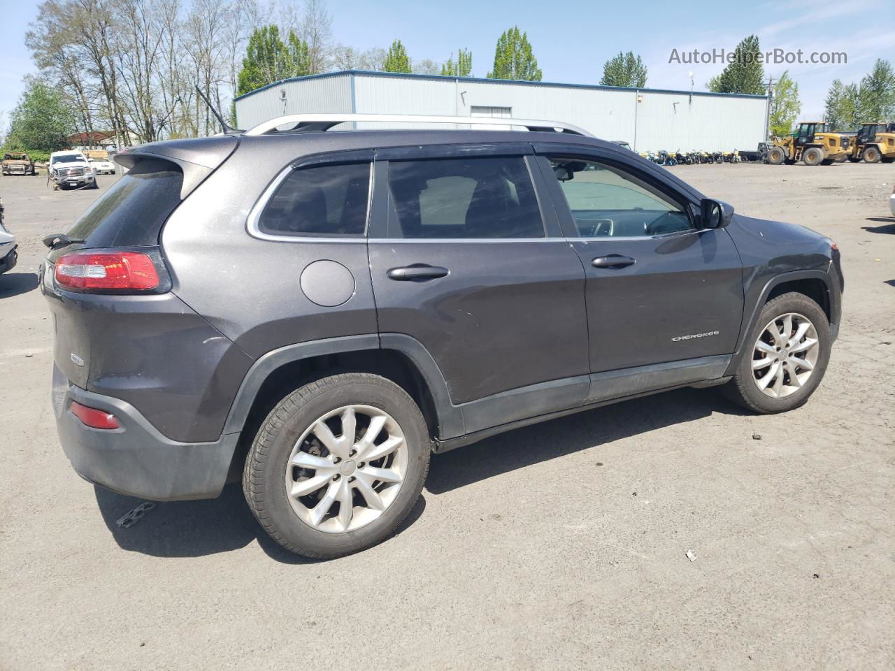 2015 Jeep Cherokee Latitude Charcoal vin: 1C4PJMCB0FW508779