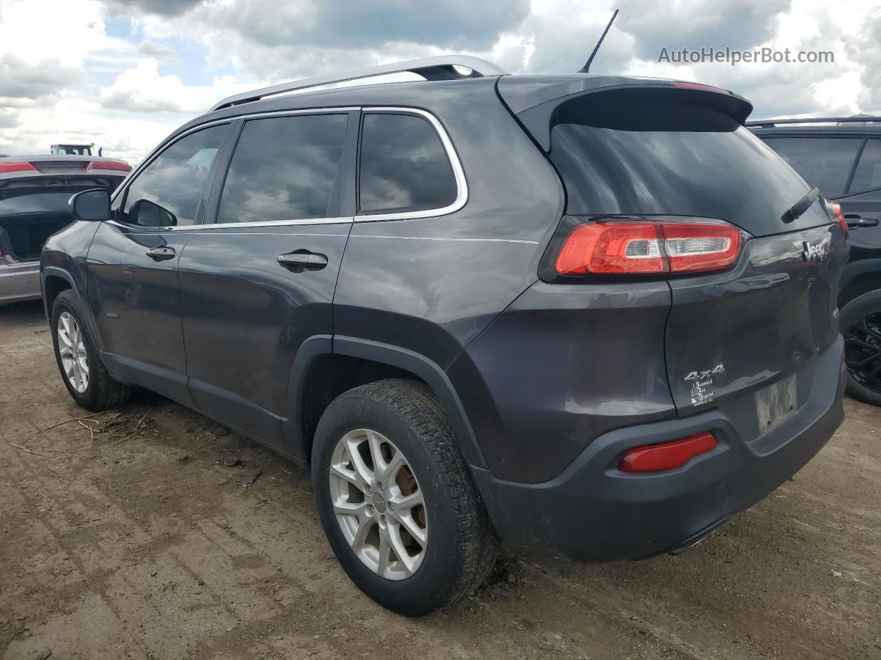 2015 Jeep Cherokee Latitude Charcoal vin: 1C4PJMCB0FW543788