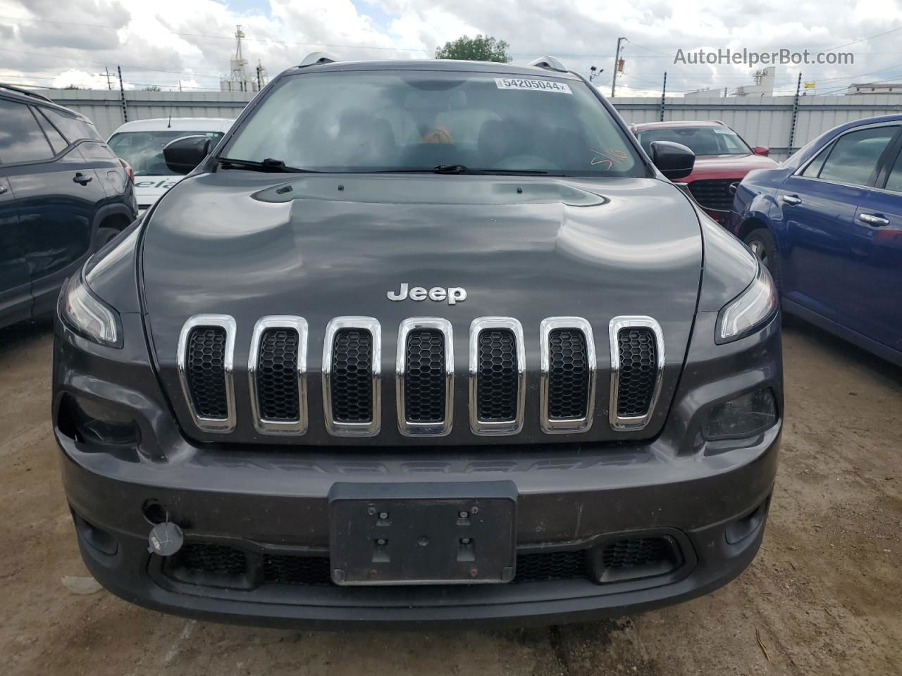 2015 Jeep Cherokee Latitude Charcoal vin: 1C4PJMCB0FW543788