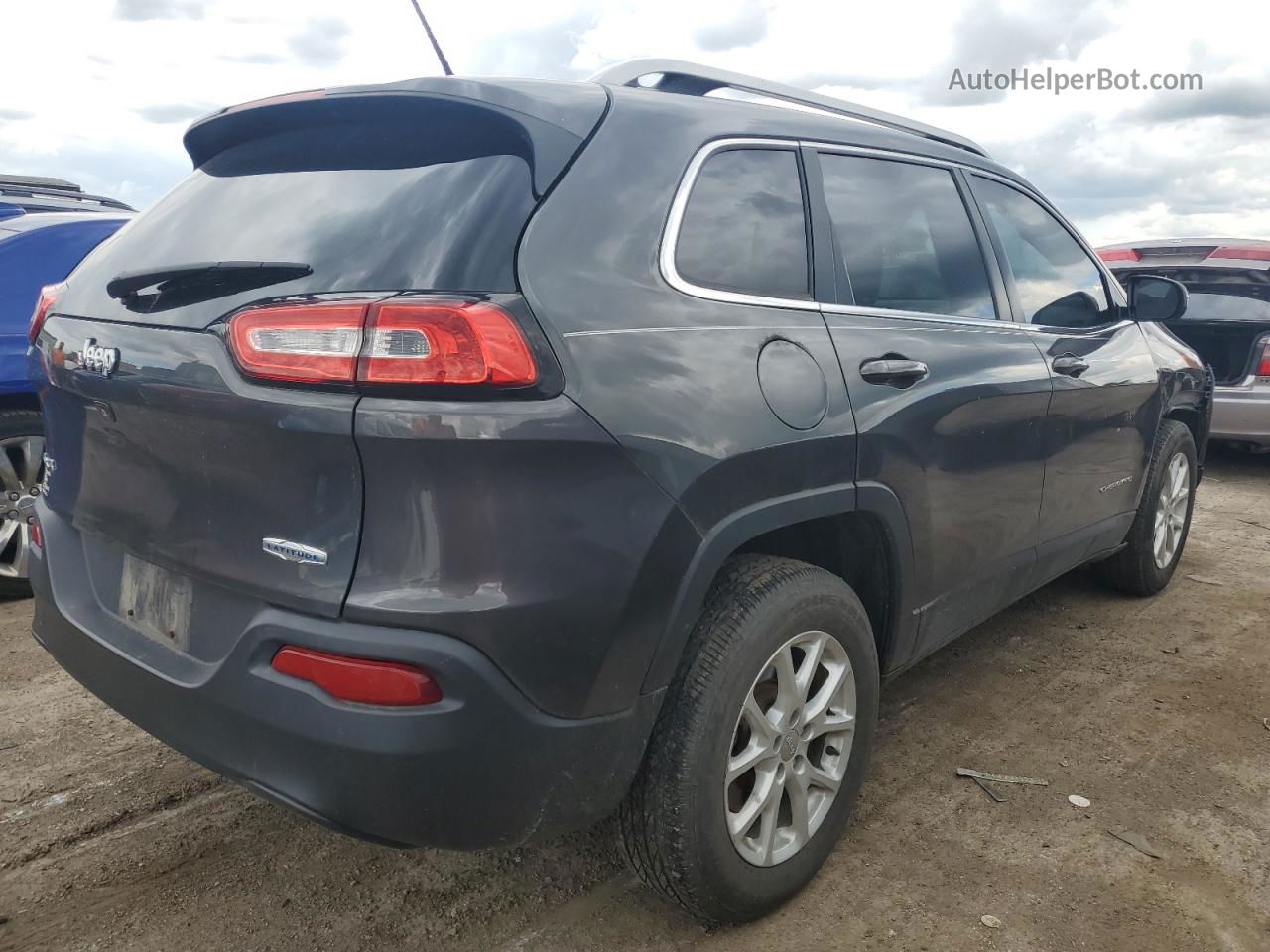 2015 Jeep Cherokee Latitude Charcoal vin: 1C4PJMCB0FW543788