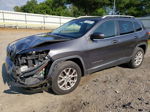 2015 Jeep Cherokee Latitude Gray vin: 1C4PJMCB0FW661601