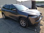 2015 Jeep Cherokee Latitude Серый vin: 1C4PJMCB0FW661601