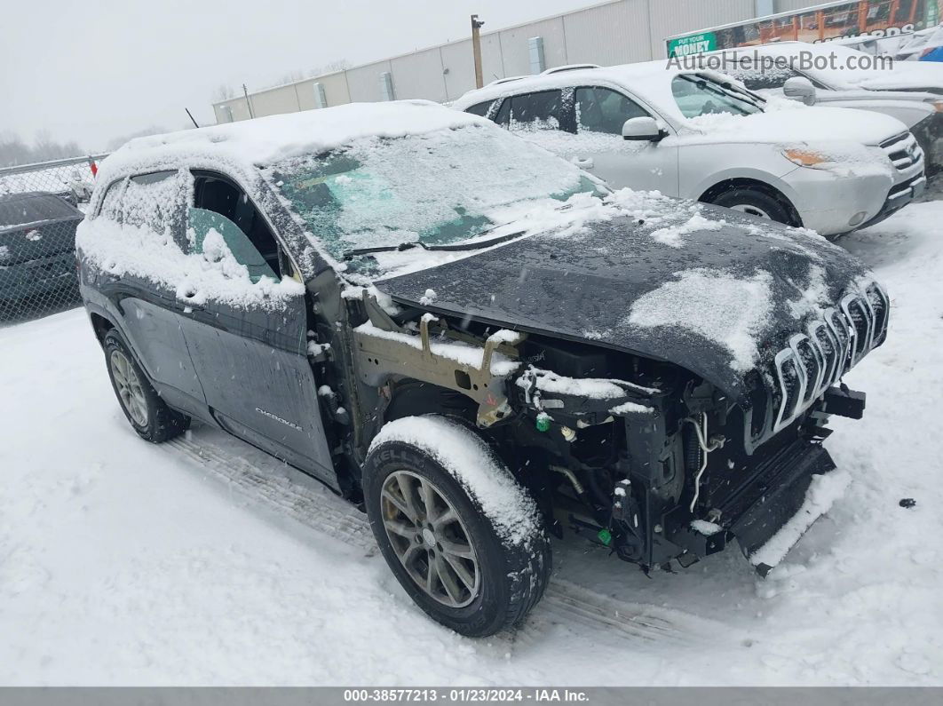 2015 Jeep Cherokee Latitude Черный vin: 1C4PJMCB0FW743912