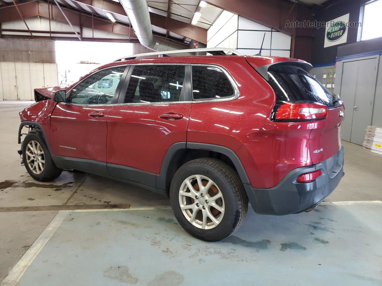 2016 Jeep Cherokee Latitude Maroon vin: 1C4PJMCB0GW203400