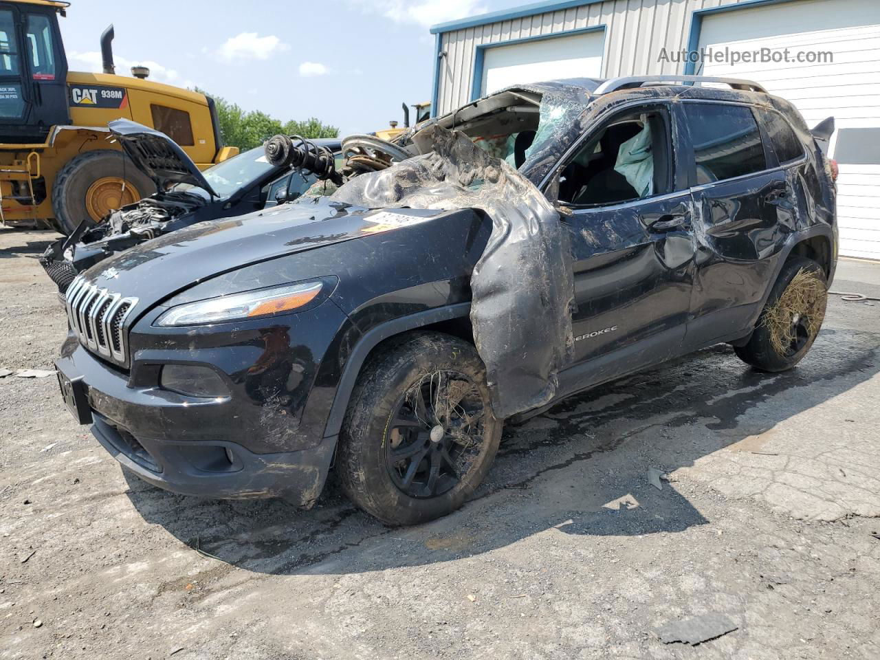 2016 Jeep Cherokee Latitude Черный vin: 1C4PJMCB0GW340921