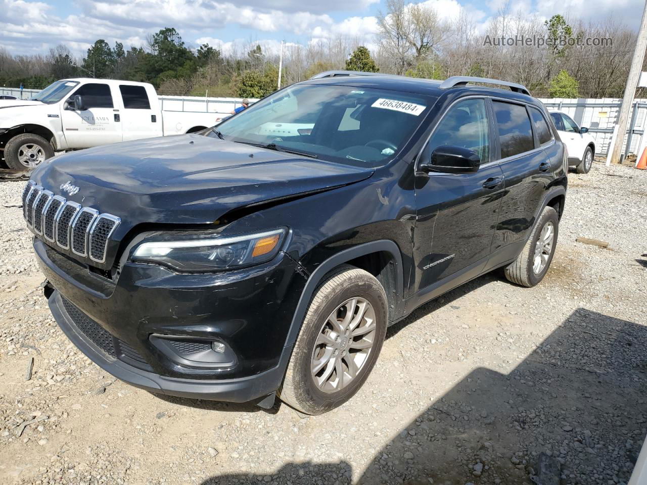 2019 Jeep Cherokee Latitude Black vin: 1C4PJMCB0KD107254