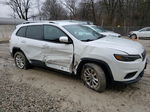 2021 Jeep Cherokee Latitude White vin: 1C4PJMCB0MD181373