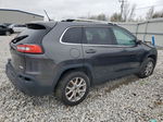 2015 Jeep Cherokee Latitude Черный vin: 1C4PJMCB1FW505390