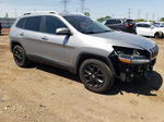 2015 Jeep Cherokee Latitude Серебряный vin: 1C4PJMCB1FW633239