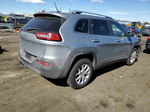 2015 Jeep Cherokee Latitude Silver vin: 1C4PJMCB1FW691920