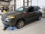 2015 Jeep Cherokee Latitude Green vin: 1C4PJMCB1FW734071