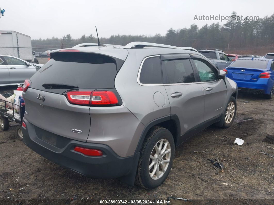 2016 Jeep Cherokee Latitude Gray vin: 1C4PJMCB1GW330334